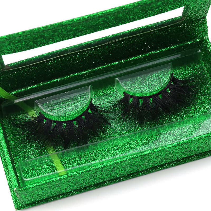 Best selling wholesale real mink 25mm lashes with package box 100% 5D mink lashes  YY